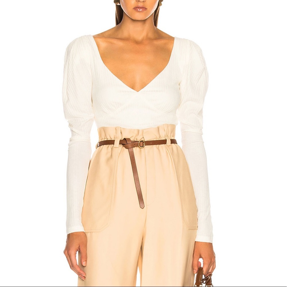 A.L.C. Denise V Teck Tee EUC